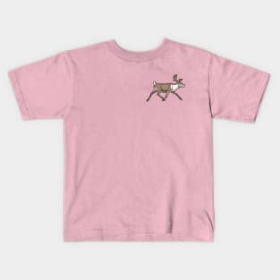 Geometric Reindeer / Caribou Kids T-Shirt